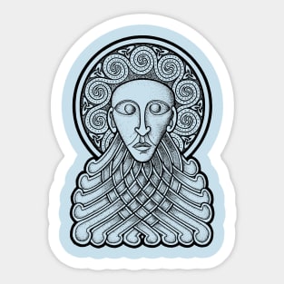 Devenish Head Celtic Design Sticker